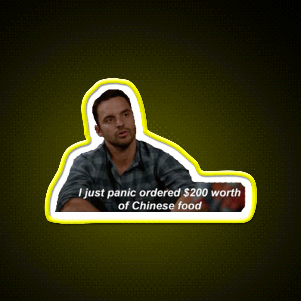 Lots Of Chinese Food Led Neon Sign Chinese Food Rgb Color