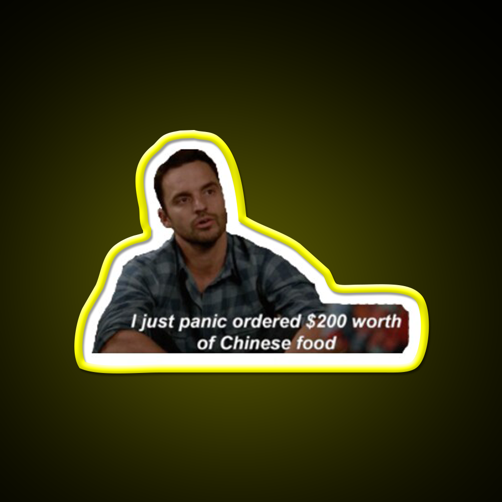 Lots Of Chinese Food Led Neon Sign Chinese Food Rgb Color