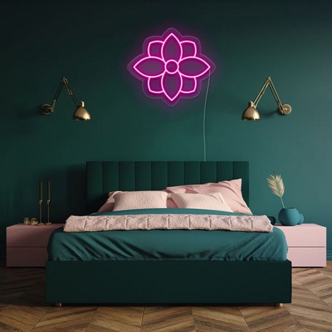 Lotus Flower Led Sign Business Neon Sign - Shineneon