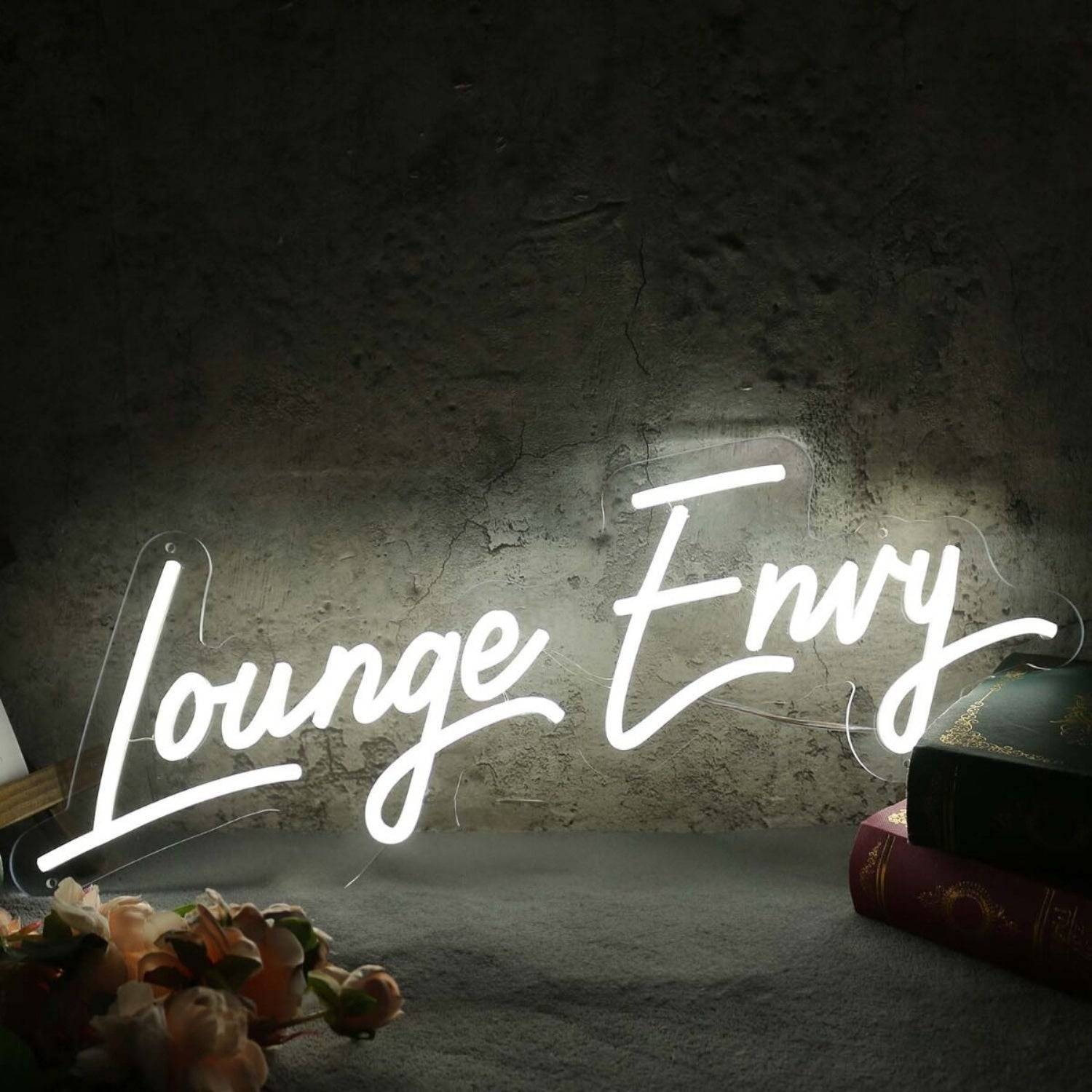 Lounge Envy White Led Neon Sign - Shineneon