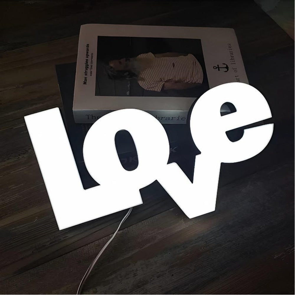 Love 3D Frontlit Channel Letters Led Light Sign