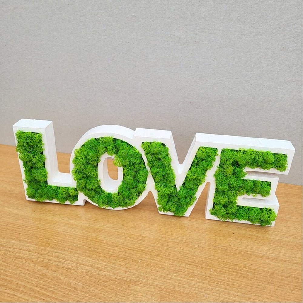 Love 3D Moss Letter Sign - Shineneon