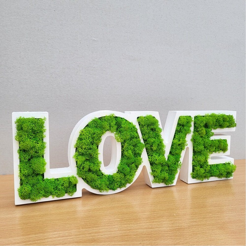 Love 3D Moss Letter Sign - Shineneon