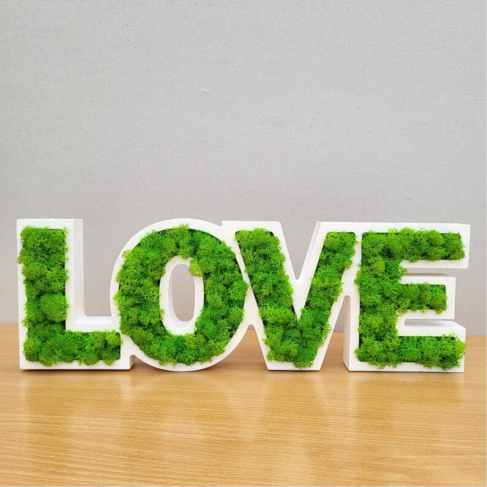 Love 3D Moss Letter Sign - Shineneon