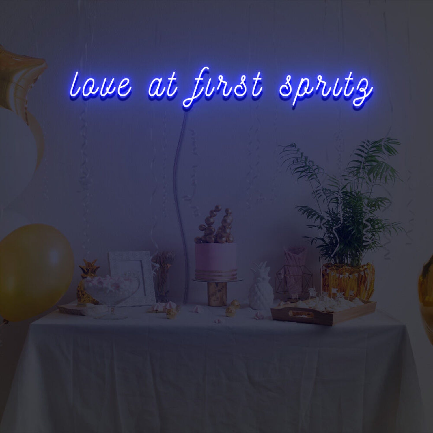 Love At First Spritz Neon Sign For Celebratory And Fun Spaces | Shineneon