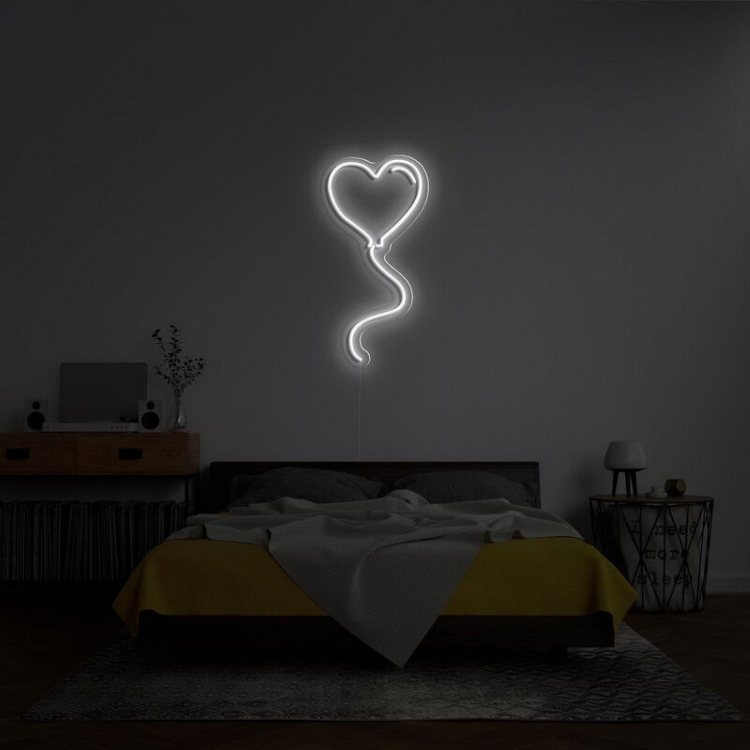 Love Balloon Neon Sign For Playful Romantic Decor | Shineneon