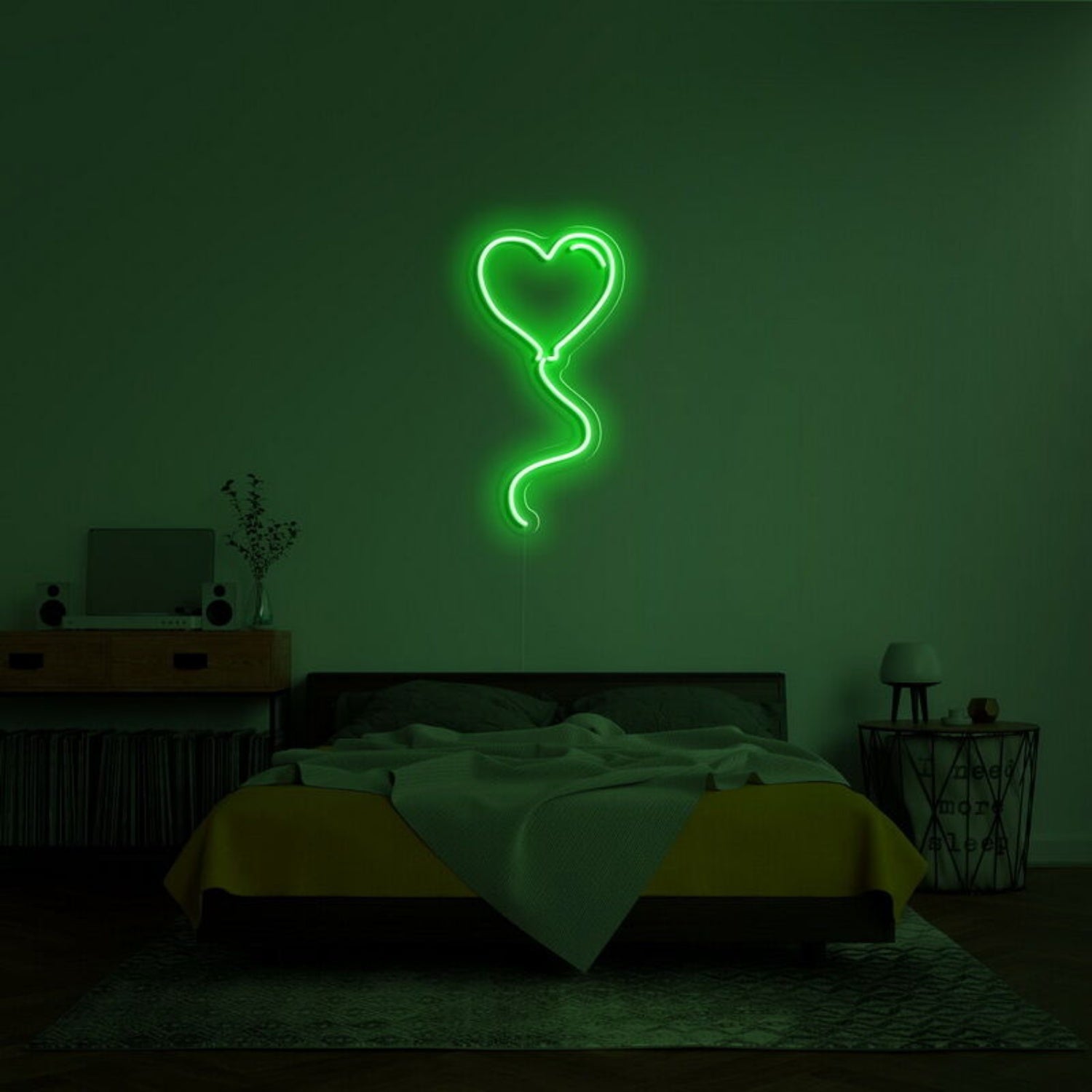 Love Balloon Neon Sign For Playful Romantic Decor | Shineneon