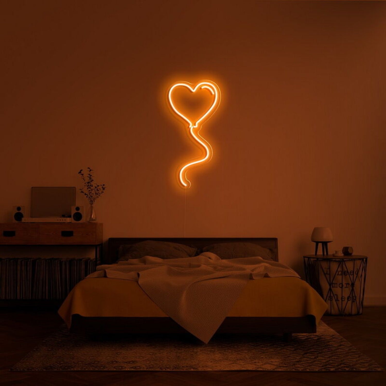Love Balloon Neon Sign For Playful Romantic Decor | Shineneon
