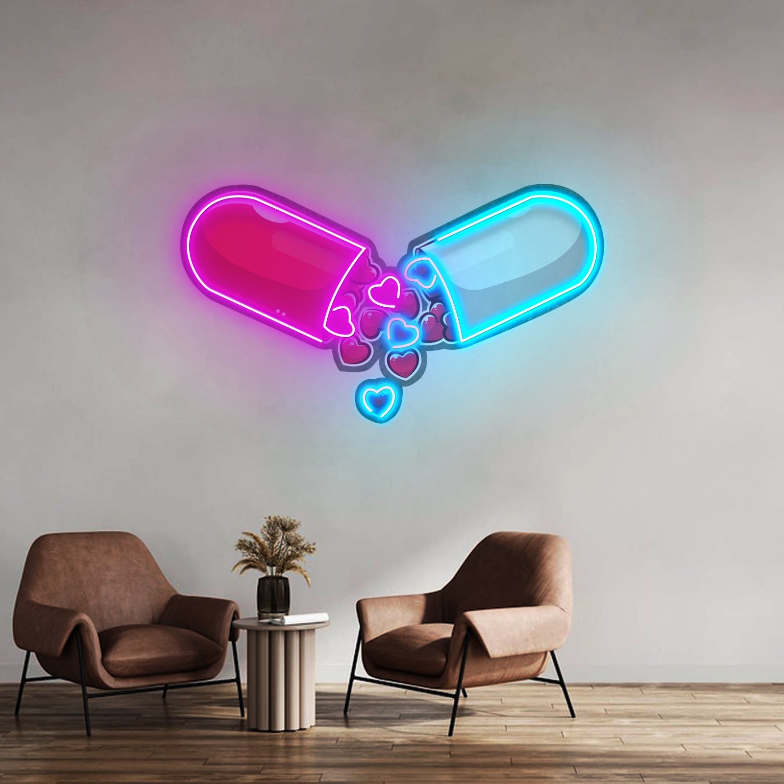 Love Capsule Cartoon Led Neon Sign Light Custom Led Signs - Shineneon