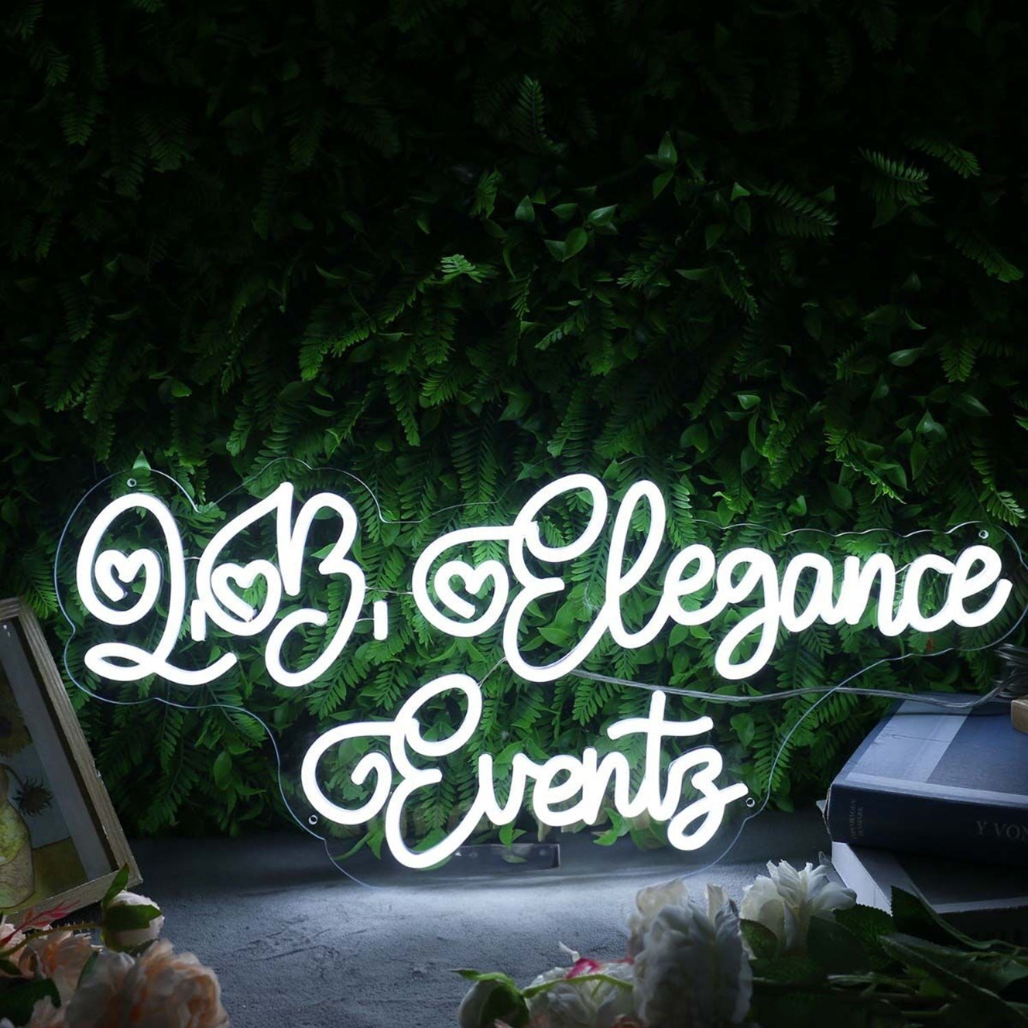 Love Elegance Events White Led Neon Sign - Shineneon