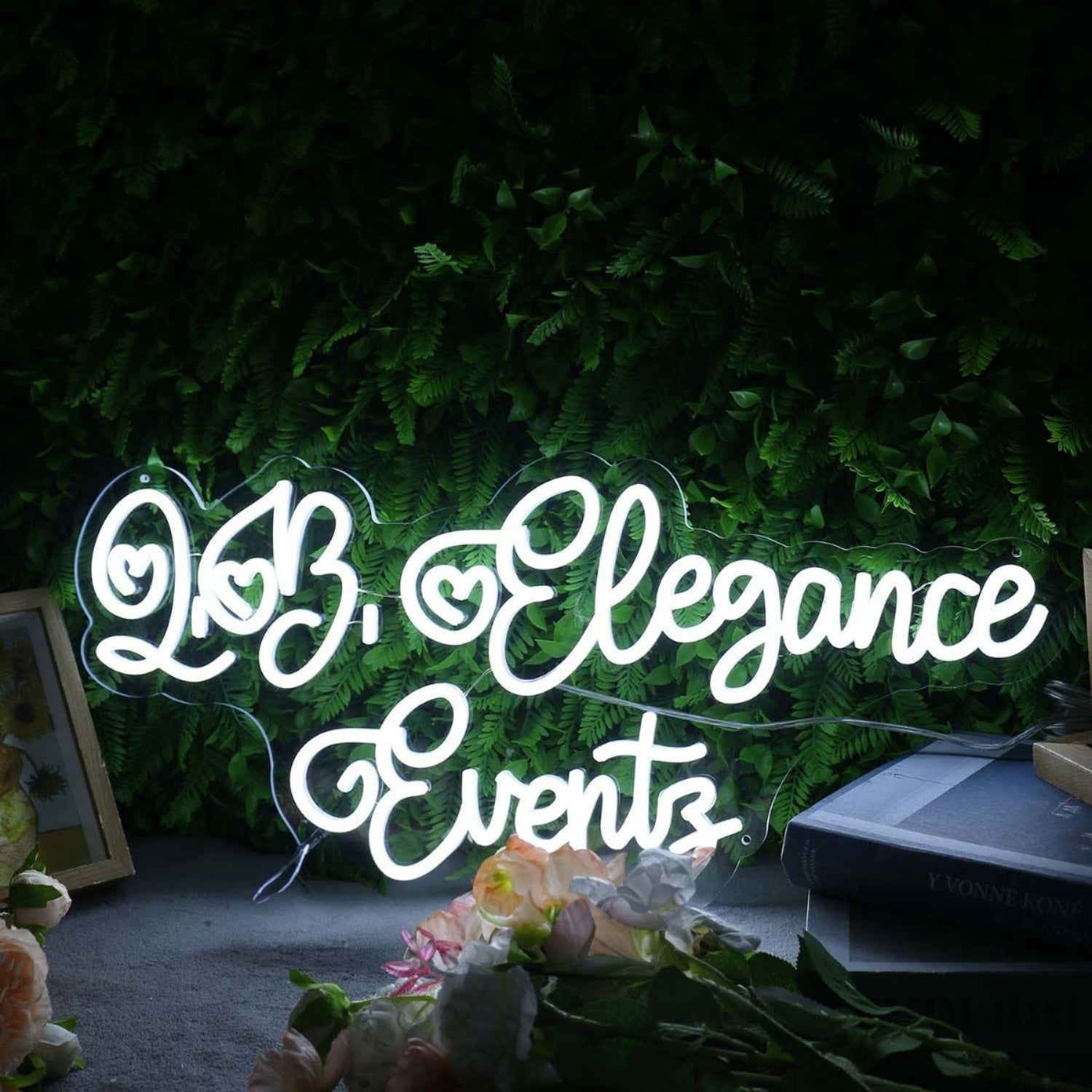 Love Elegance Events White Led Neon Sign - Shineneon