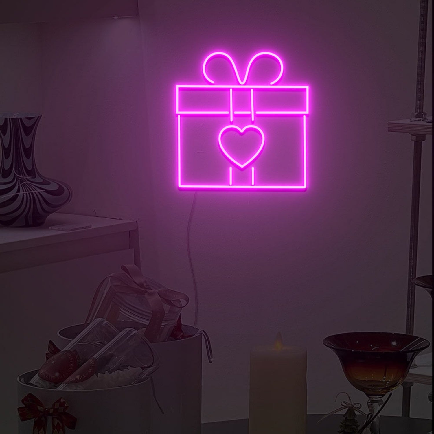 Love Gift Neon Sign Neon Light Signs For Wedding | Shineneon