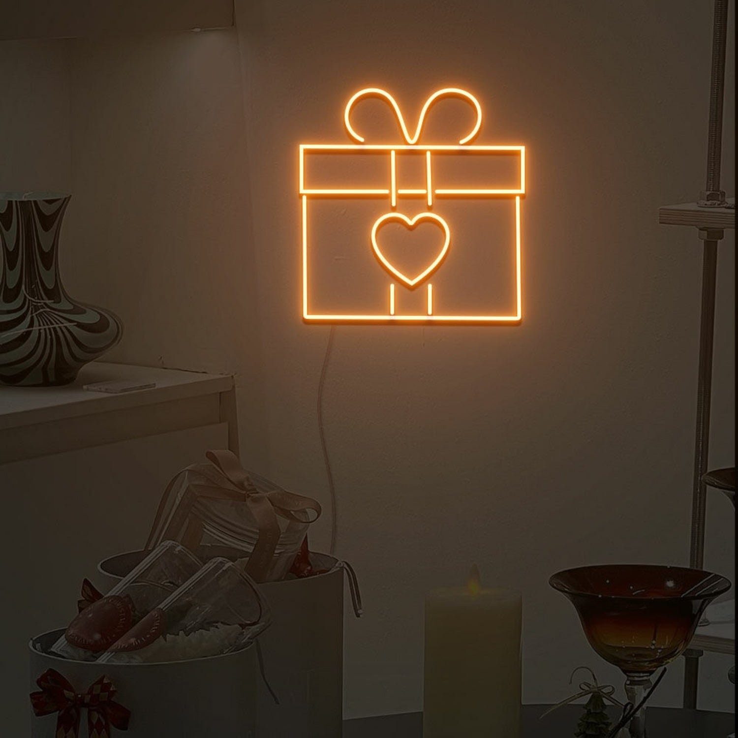 Love Gift Neon Sign Neon Light Signs For Wedding | Shineneon