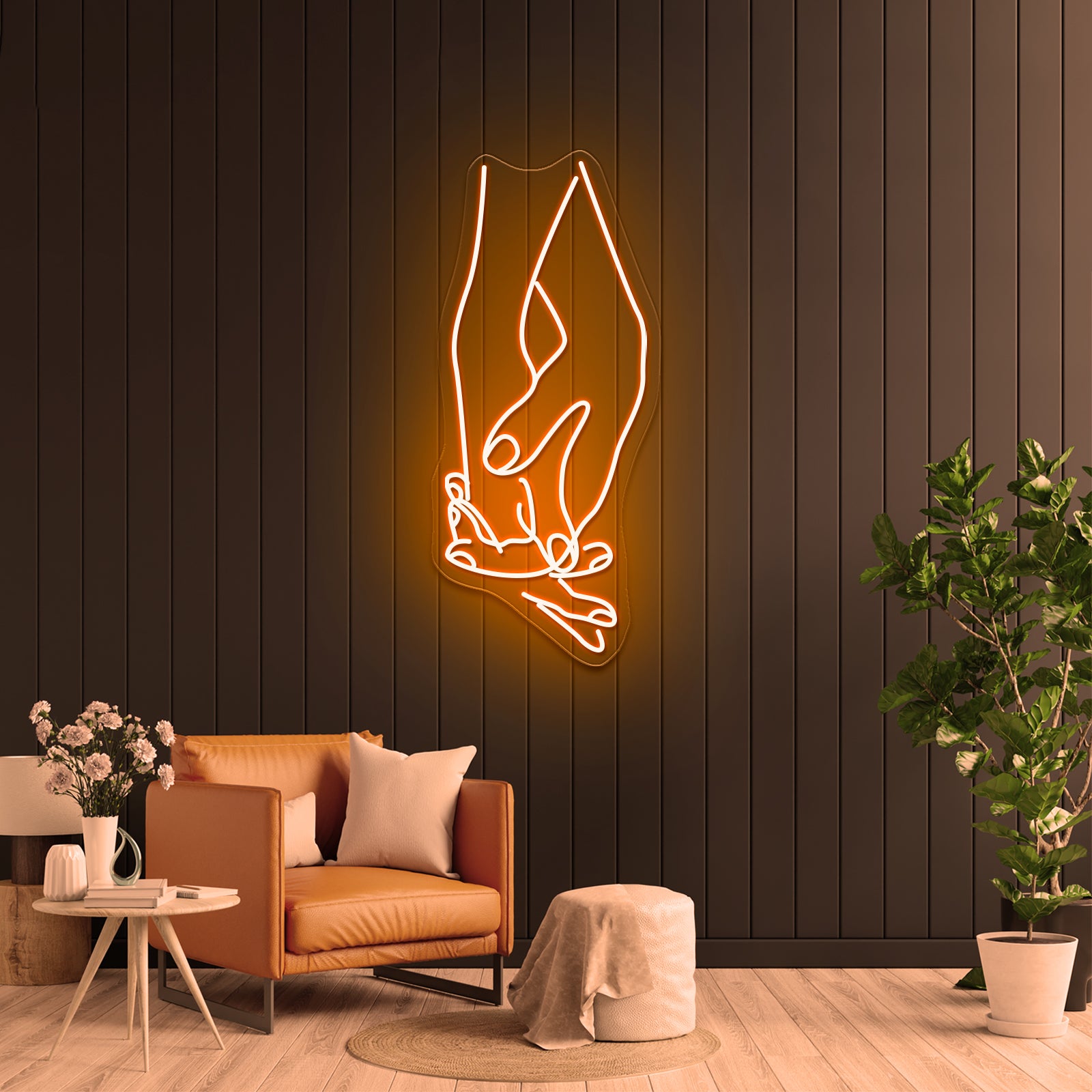 Love Heart Hands Art Print Home Decor Art Wall Artwork Neon Signs | Shineneon