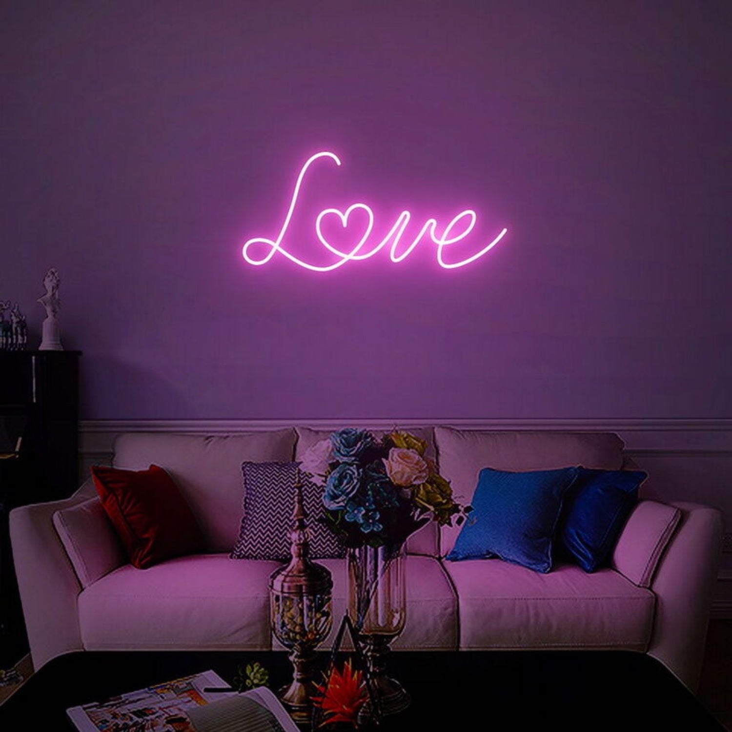 Love Heart Neon Sign For Romantic And Loving Atmospheres | Shineneon