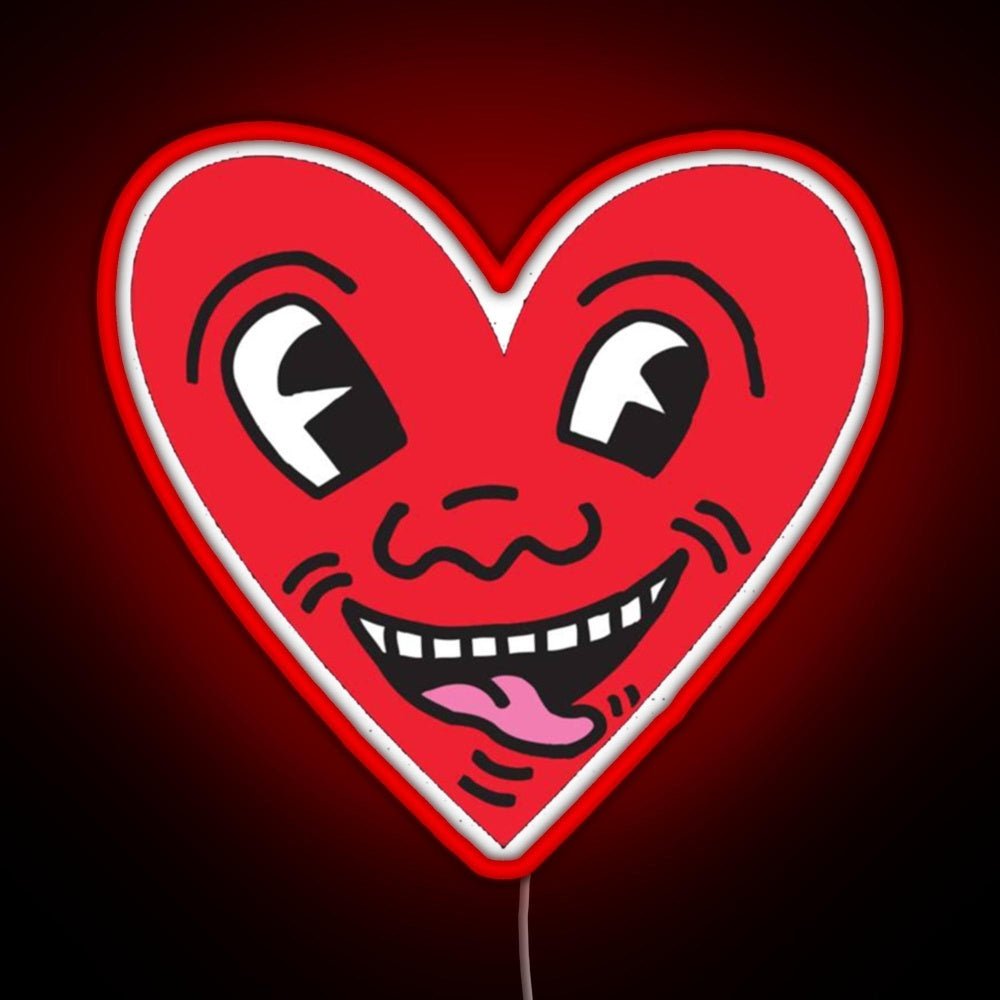 Love Heart Rgb Led Neon Sign Pop Wall Art - Shineneon