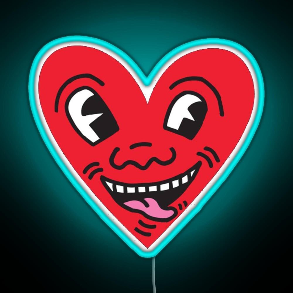 Love Heart Rgb Led Neon Sign Pop Wall Art - Shineneon