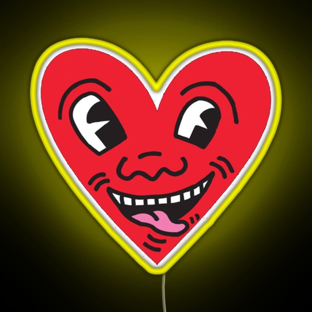 Love Heart Rgb Led Neon Sign Pop Wall Art - Shineneon