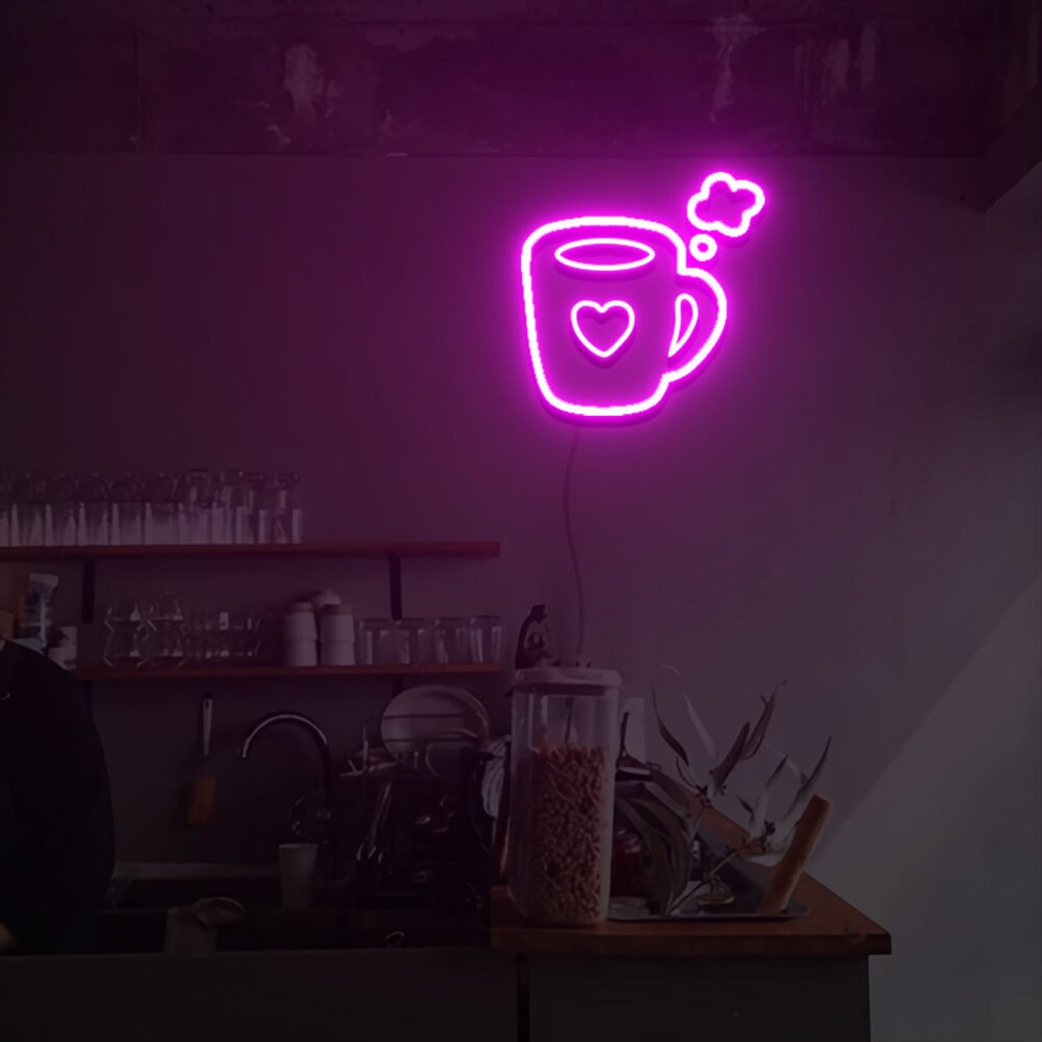 Love Hot Coffee Led Neon Sign Lights For Home Party | Shineneon