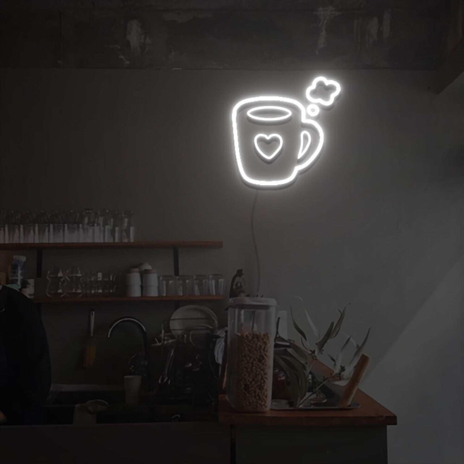 Love Hot Coffee Led Neon Sign Lights For Home Party | Shineneon