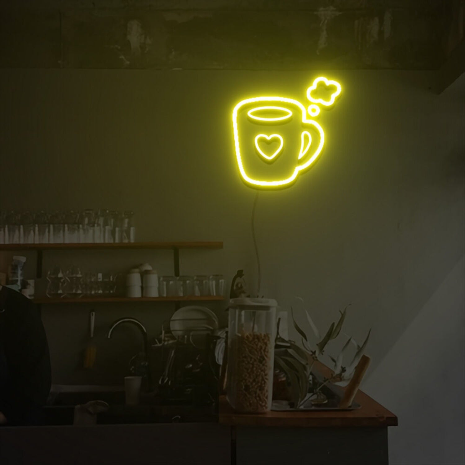Love Hot Coffee Led Neon Sign Lights For Home Party | Shineneon