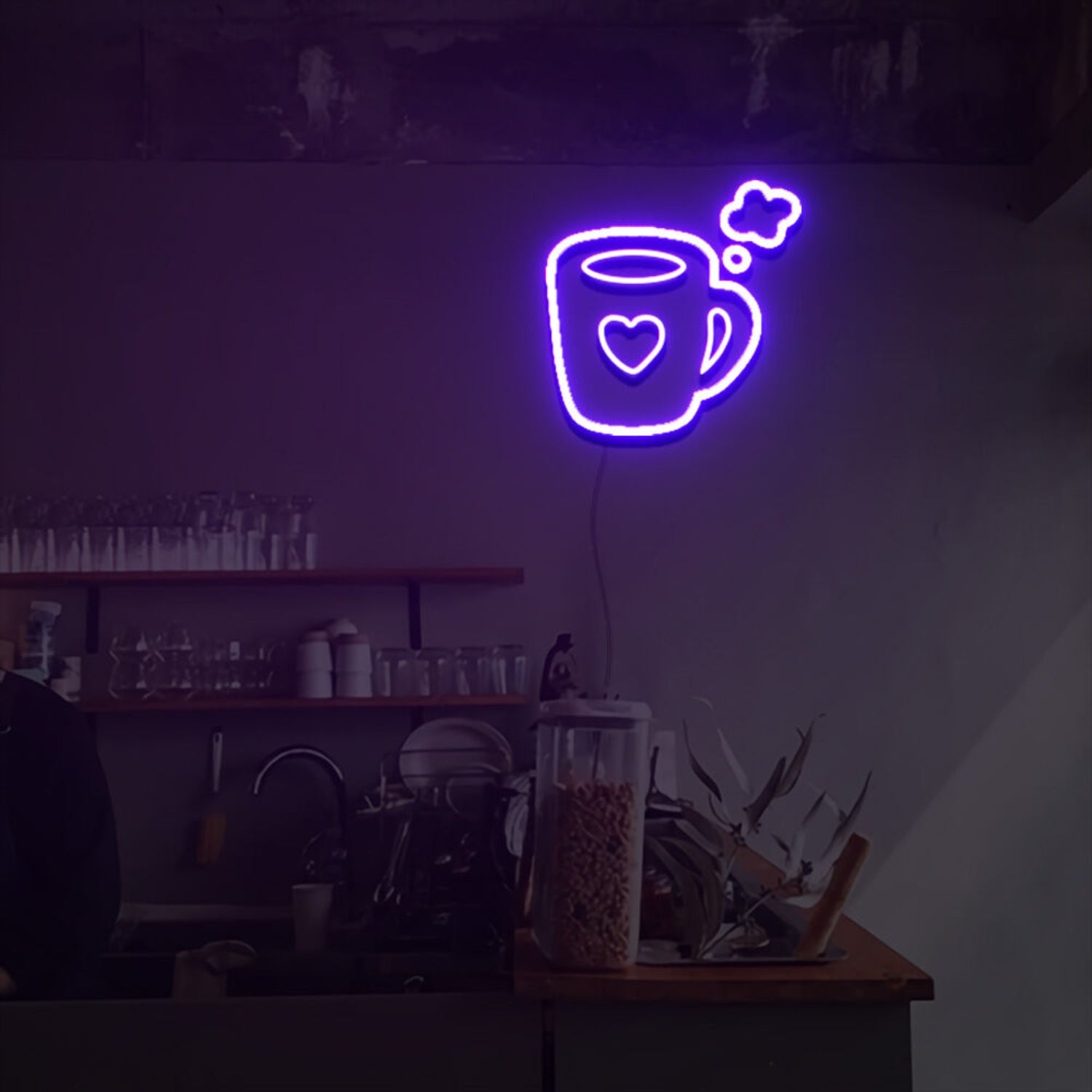 Love Hot Coffee Led Neon Sign Lights For Home Party | Shineneon