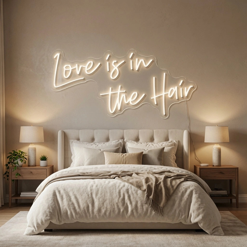 Love Is Bedroom Decor LED Neon Sign - 02 High-Converting Product Image
