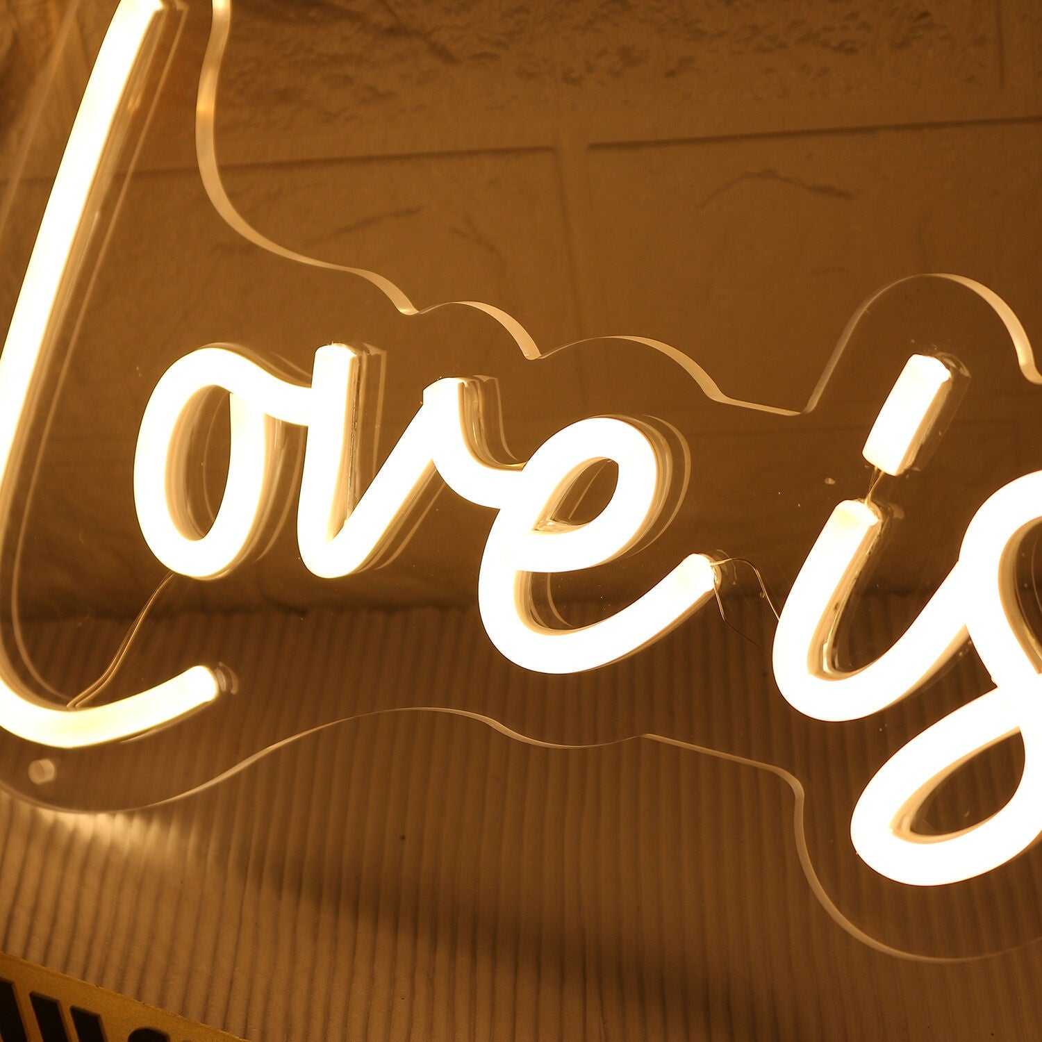 Love Is Crazy Yellow Neon Sign | Shineneon