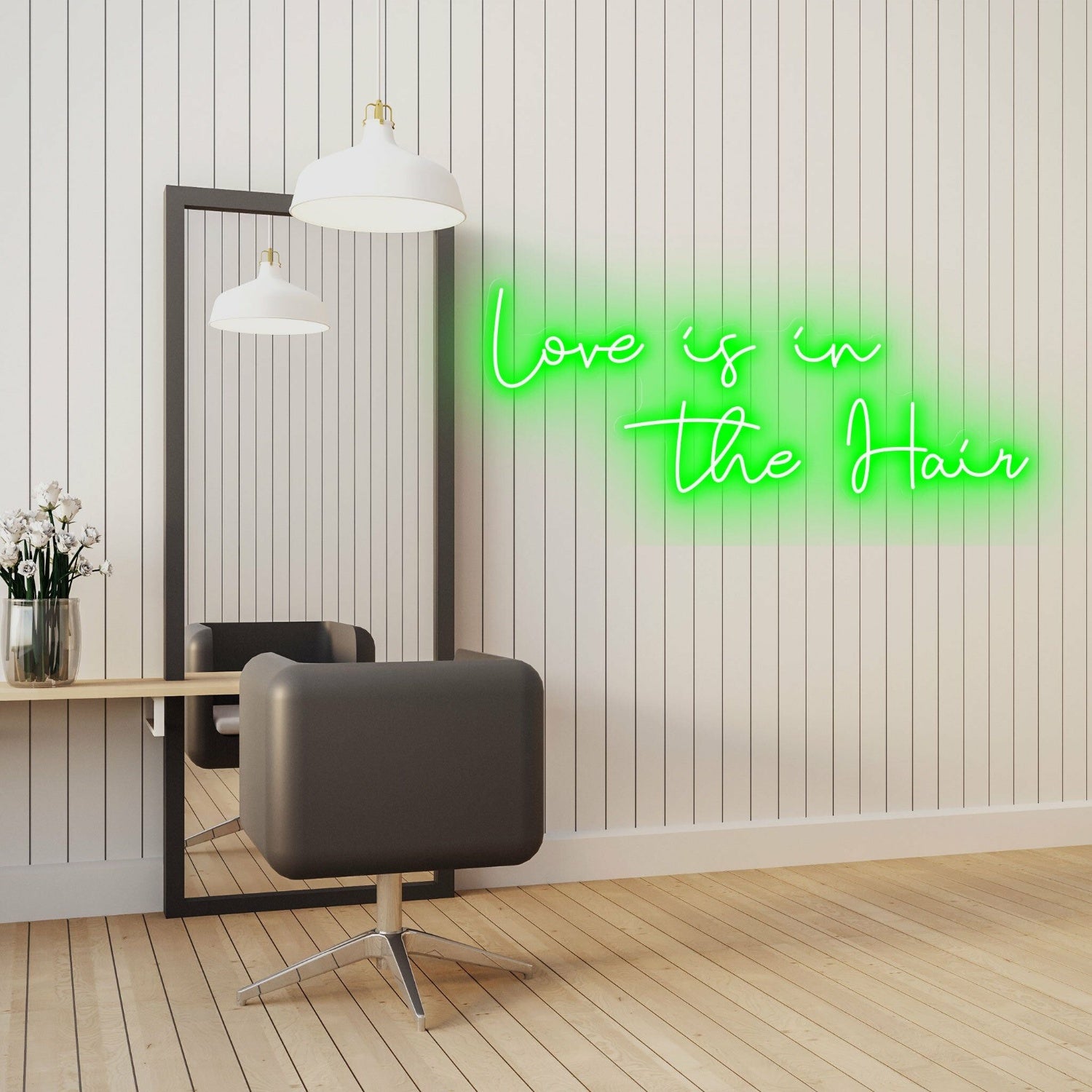 Love Is In The Hair Highlight Your Salons Charm With Neon | Shineneon