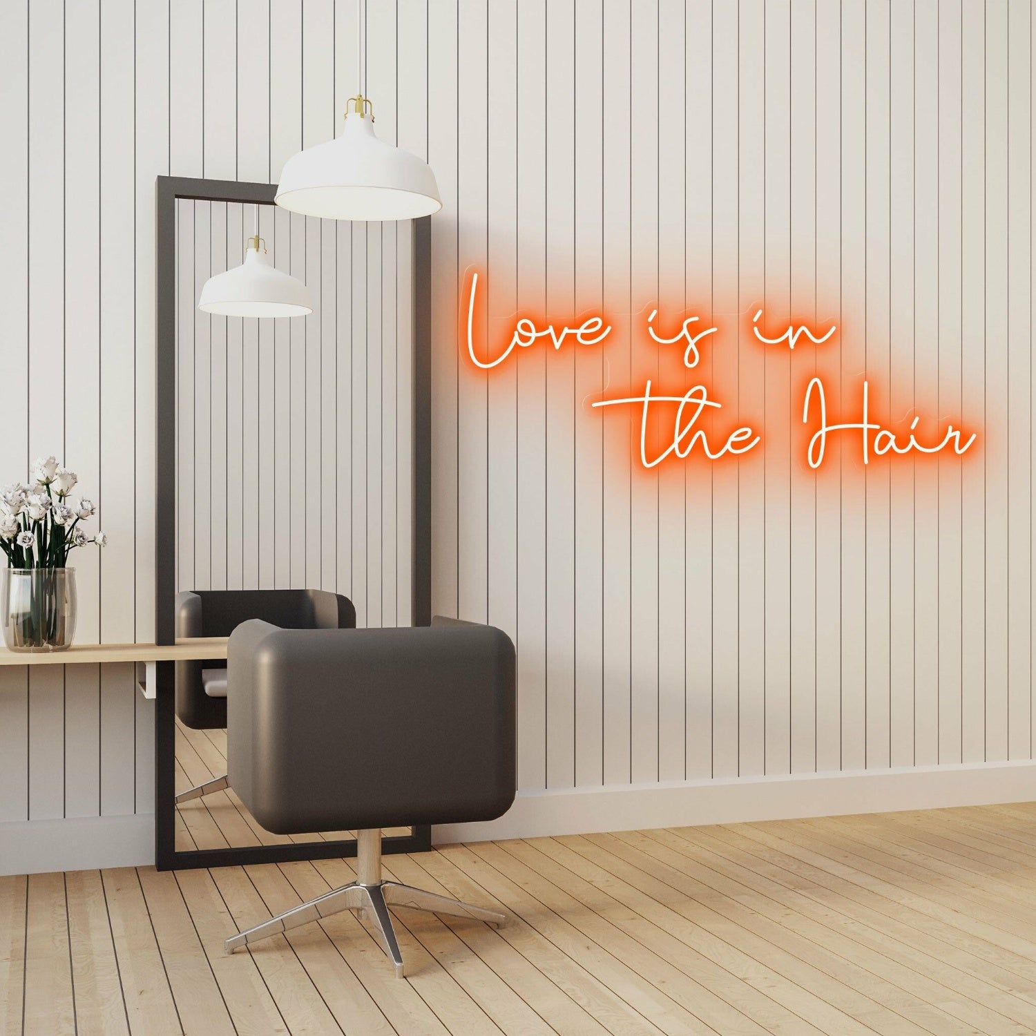 Love Is In The Hair Highlight Your Salons Charm With Neon | Shineneon