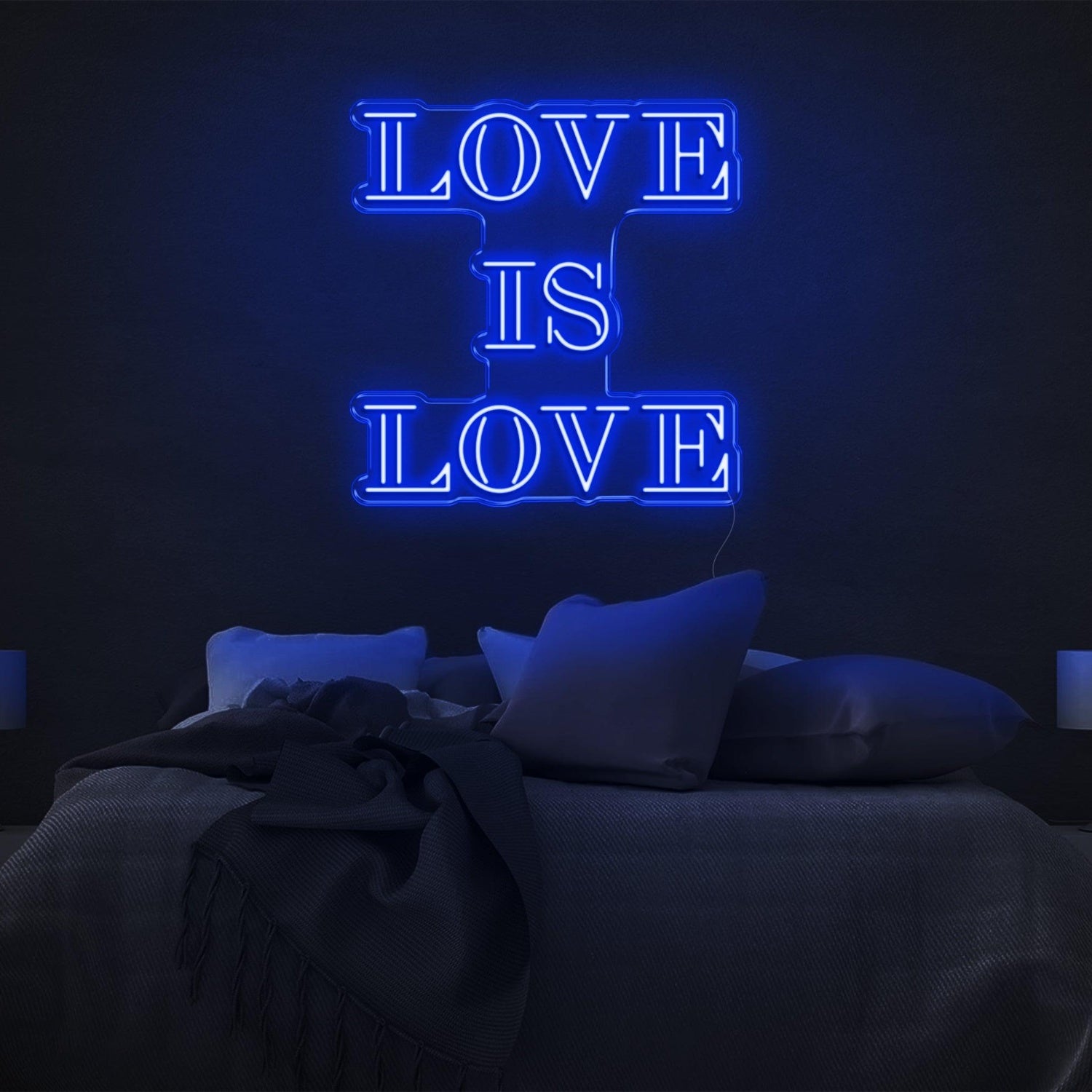 Love Is Love Bright Green Led Neon Sign For Bedroom Wall Decor | Shineneon
