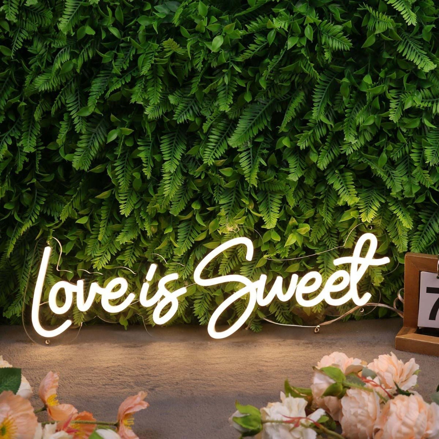 Love Is Sweet Yellow Led Neon Sign - Shineneon