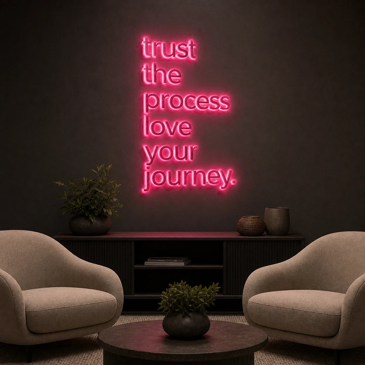 Love LED Neon Sign Garage Neon Sign real lifestyle scene