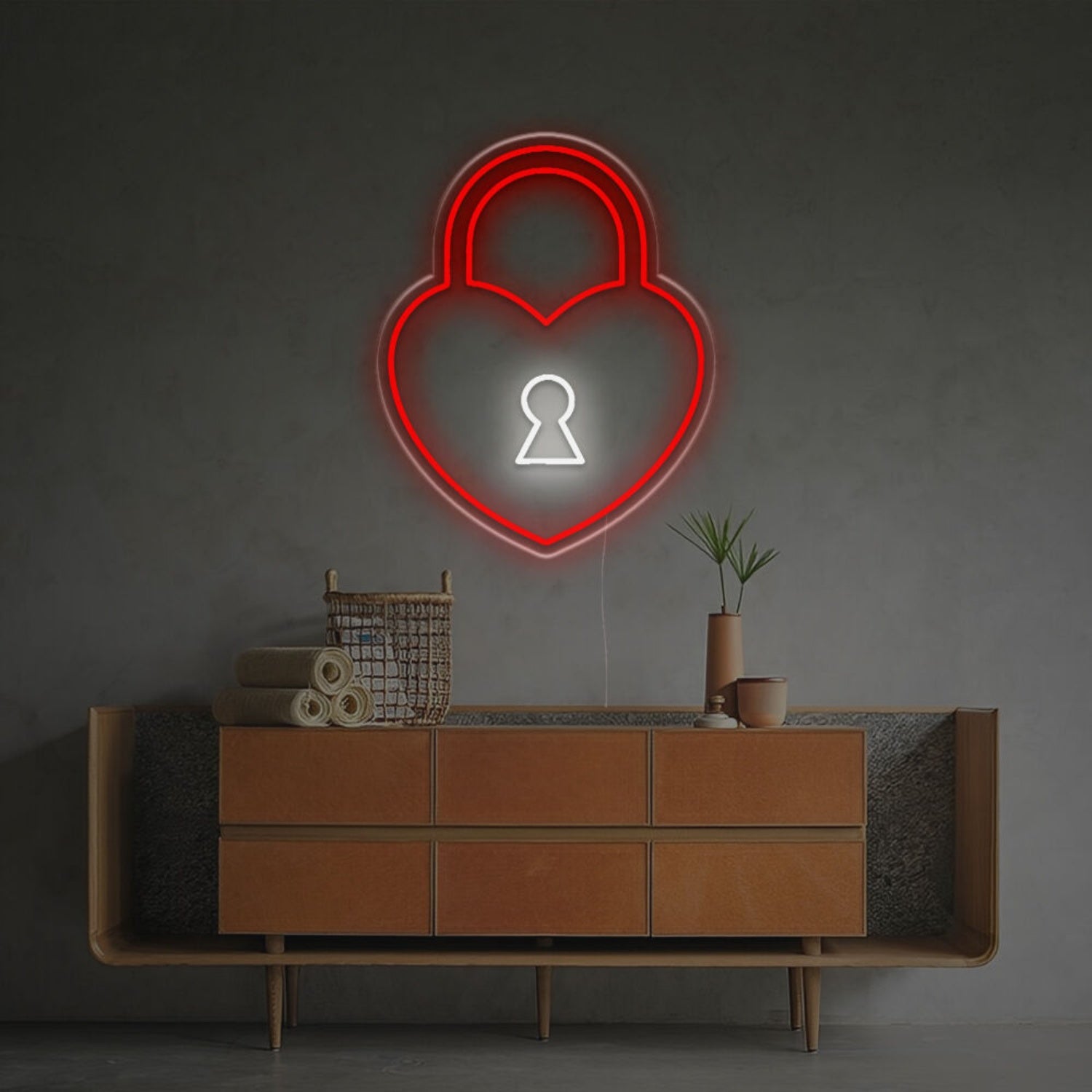 Love Lock Led Neon Sign | Shineneon