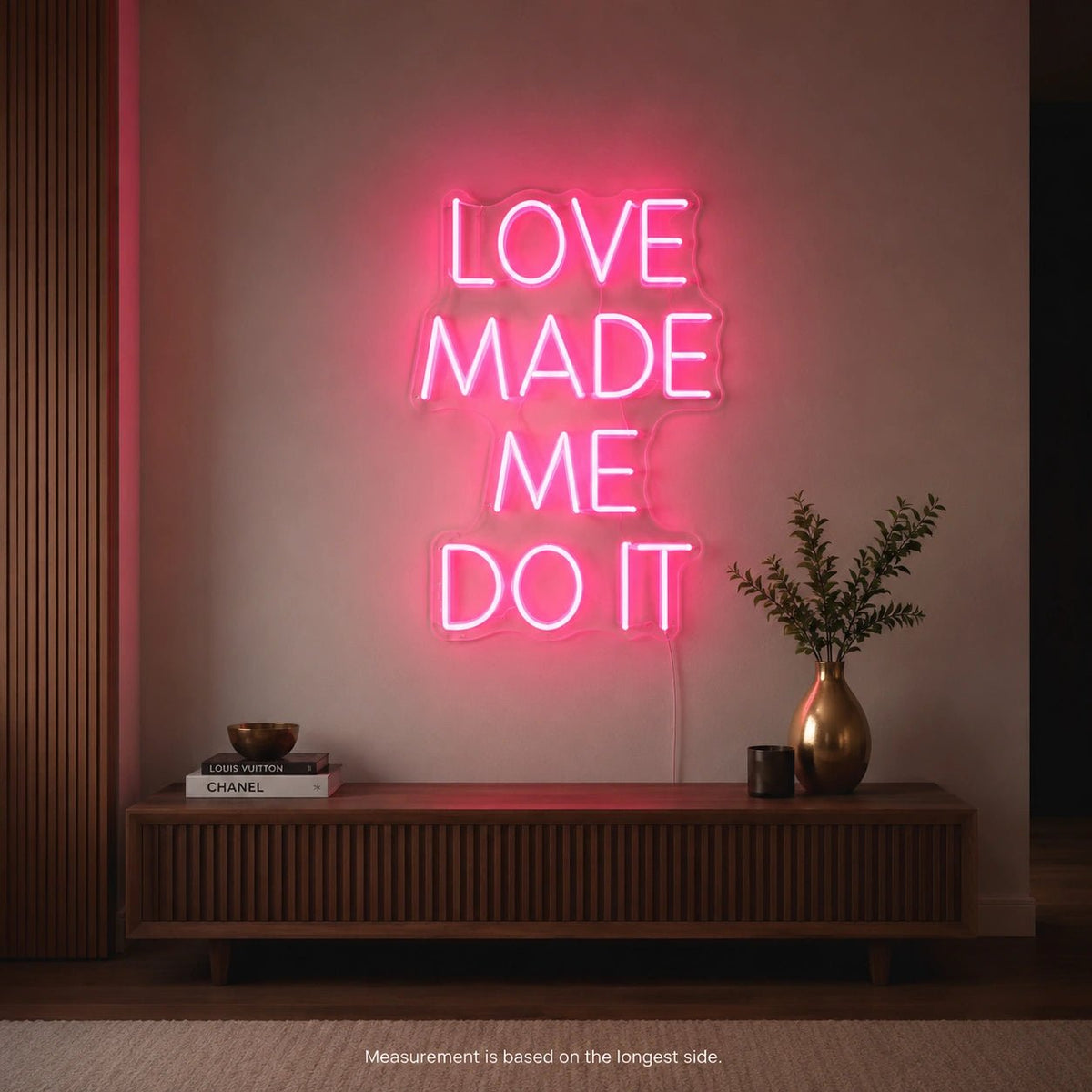 Love Made Me Do It Disco Balls LED Neon Sign - Shineneon