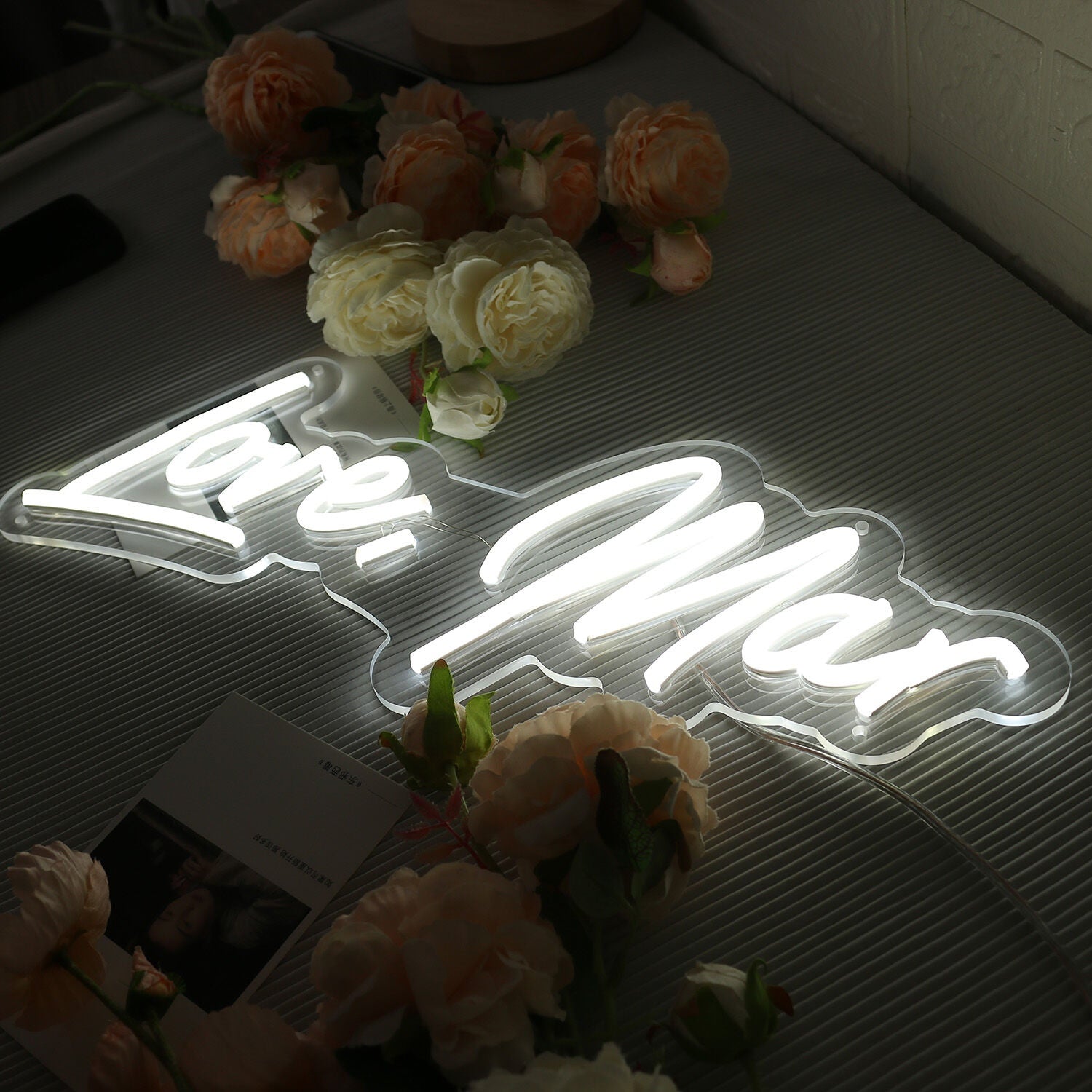 Love Mar White Led Neon Sign - Shineneon