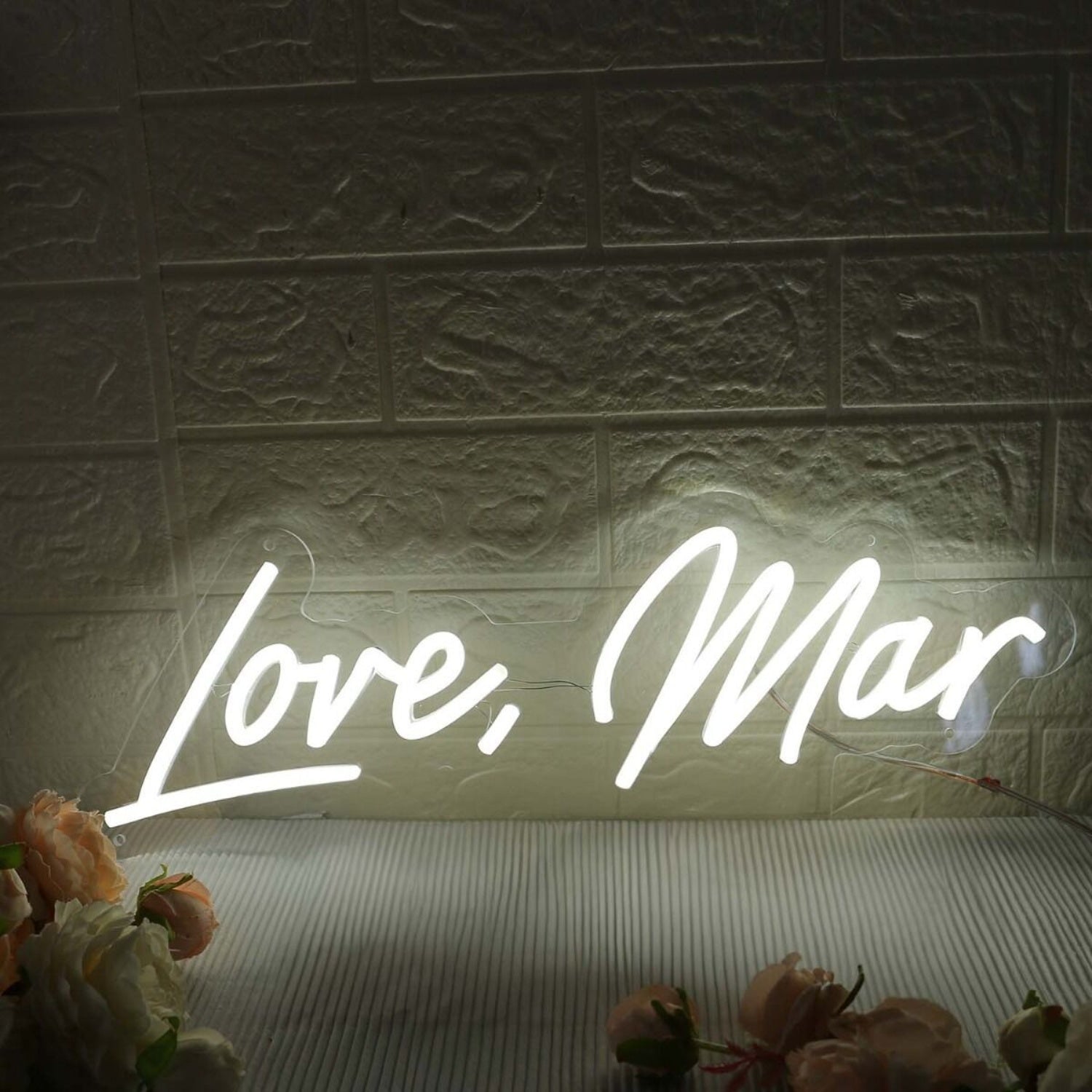 Love Mar White Led Neon Sign - Shineneon