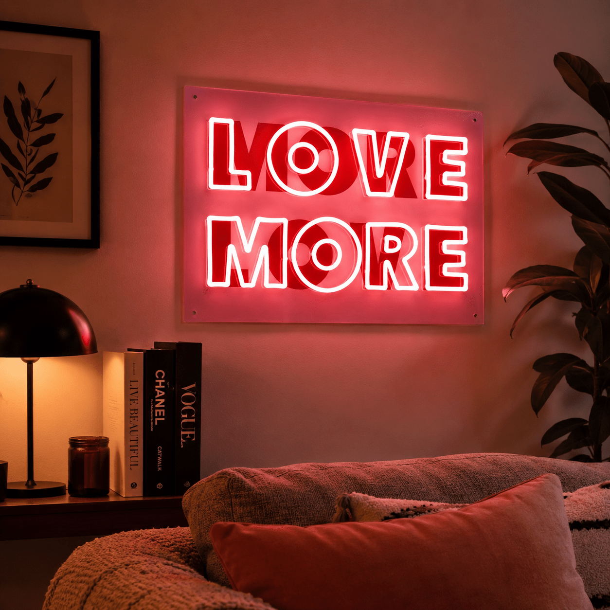 Love More LED Neon Sign - Shineneon