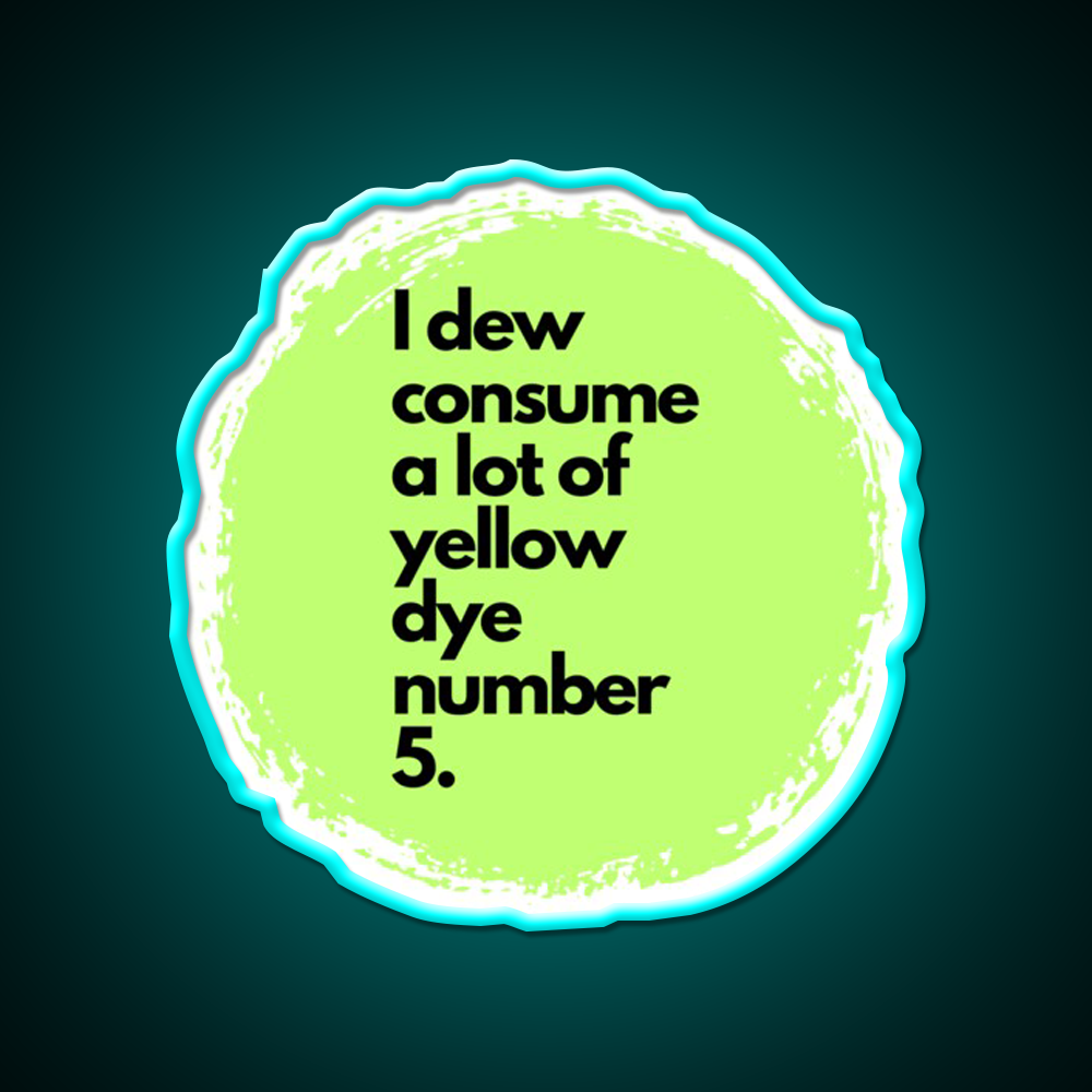 Love Mountain Dew Fast Food Led Neon Sign For Burger Place Rgb Color