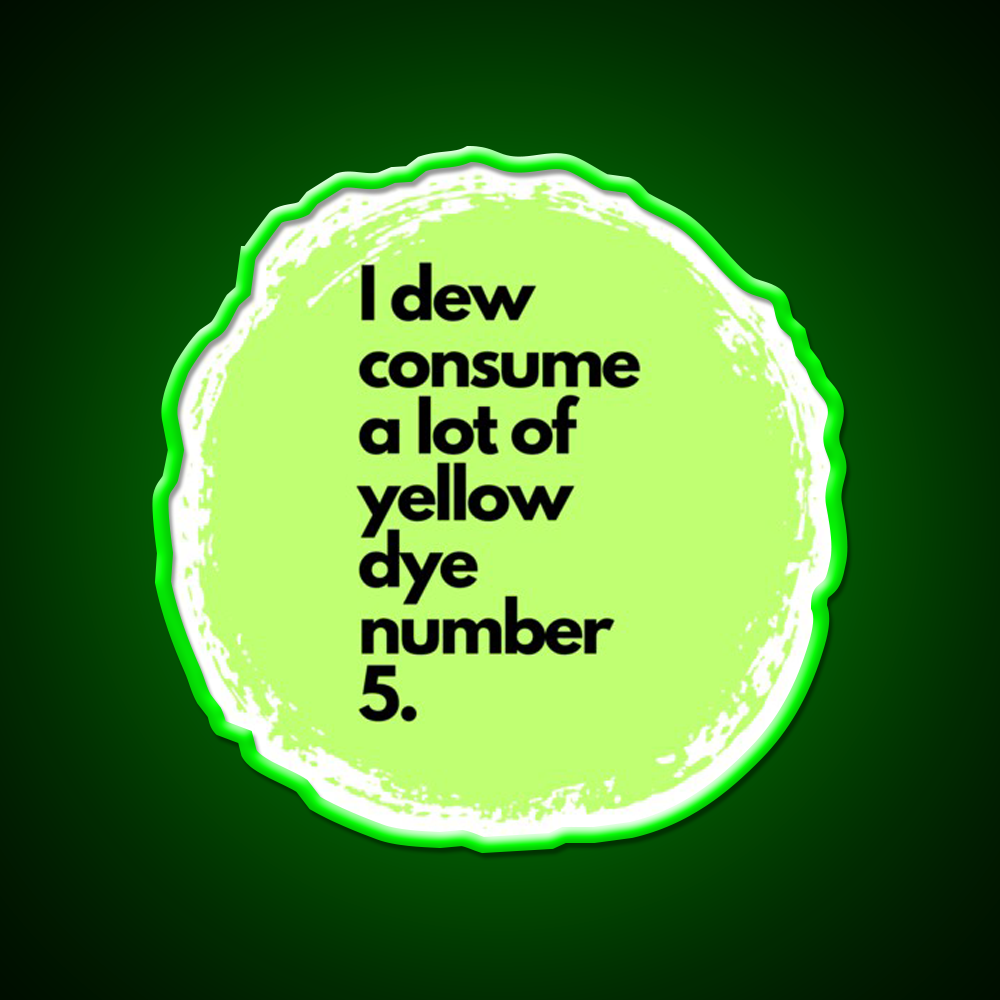 Love Mountain Dew Fast Food Led Neon Sign For Burger Place Rgb Color