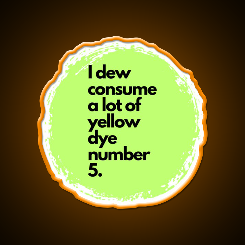 Love Mountain Dew Fast Food Led Neon Sign For Burger Place Rgb Color