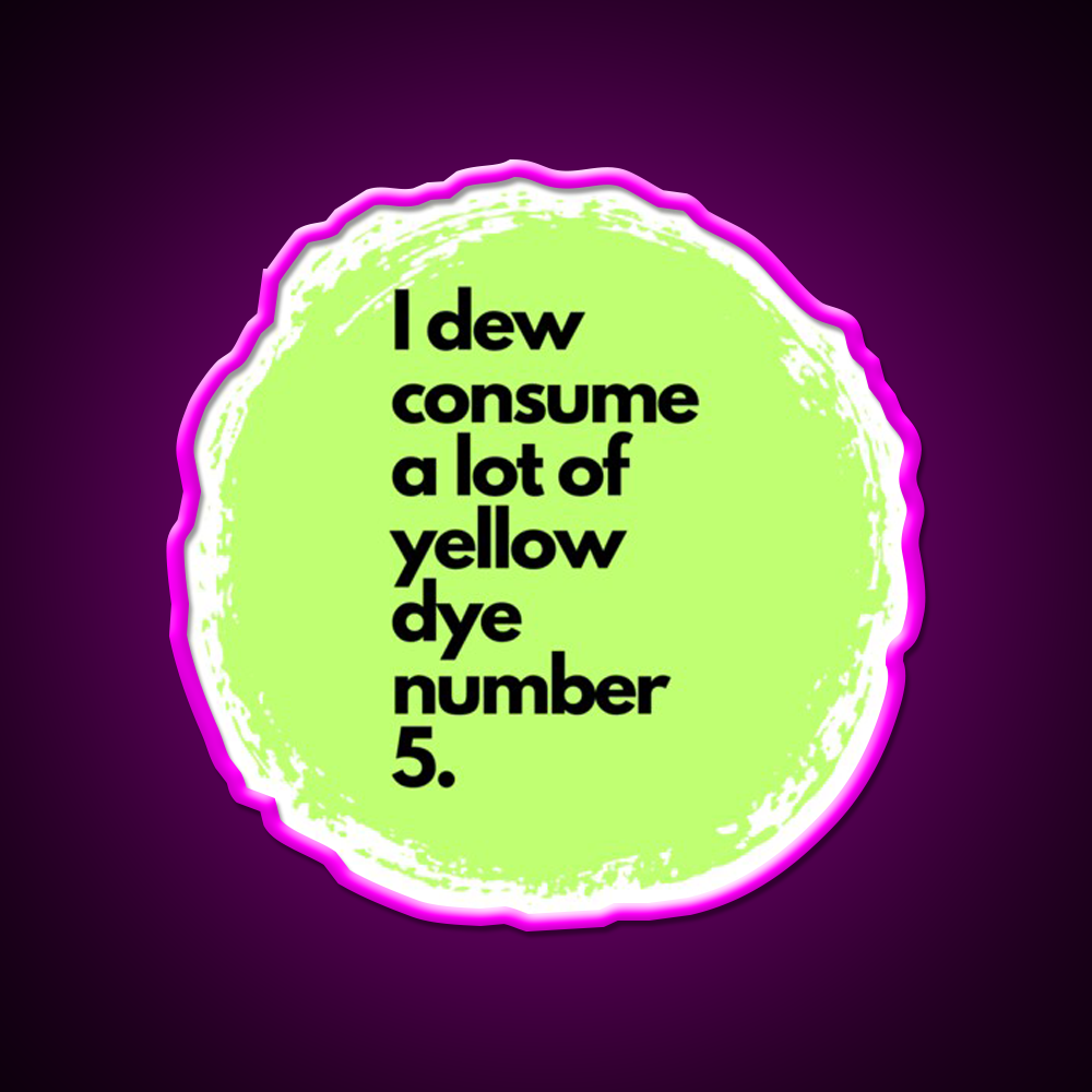 Love Mountain Dew Fast Food Led Neon Sign For Burger Place Rgb Color