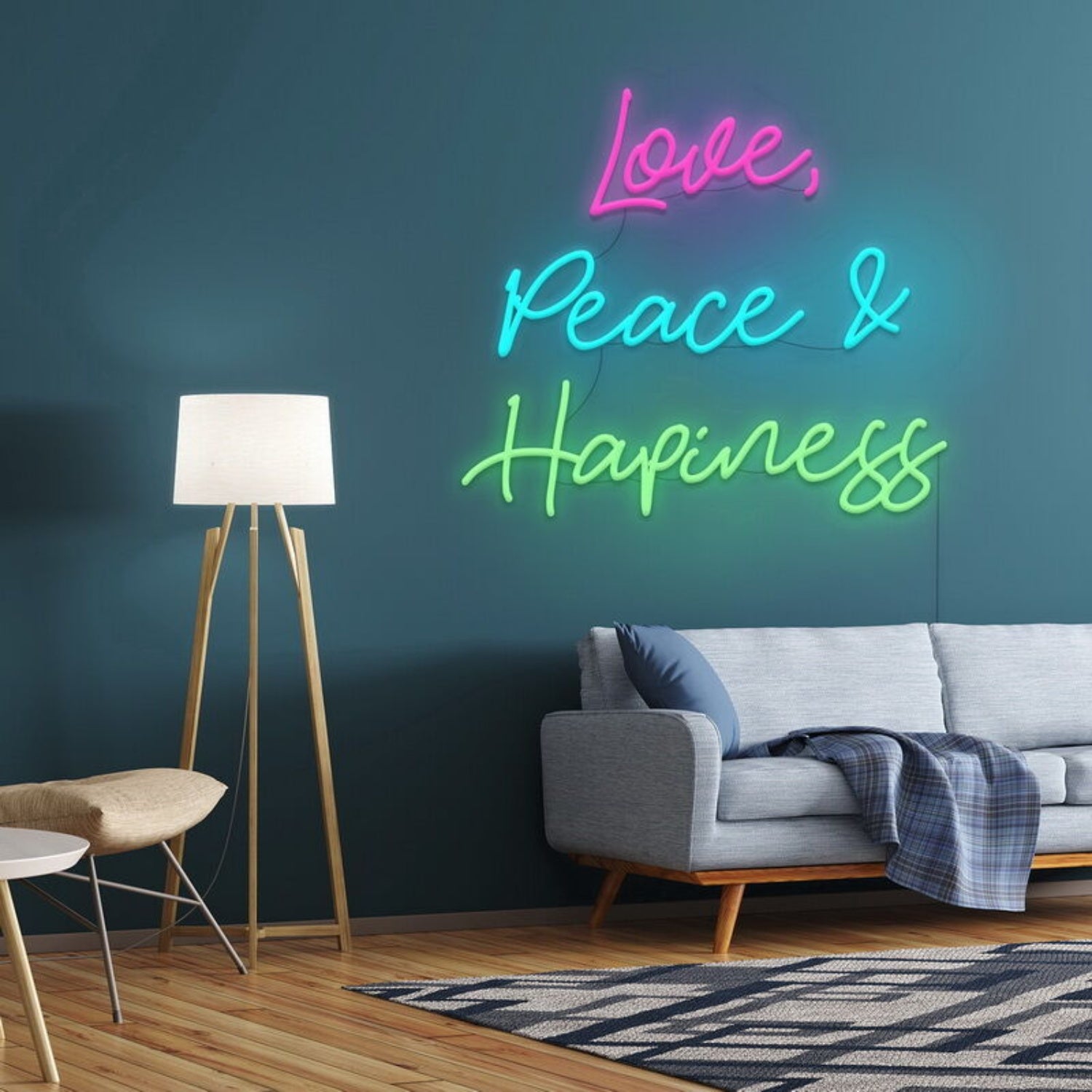 Love Peace And Happiness Neon Sign | Shineneon