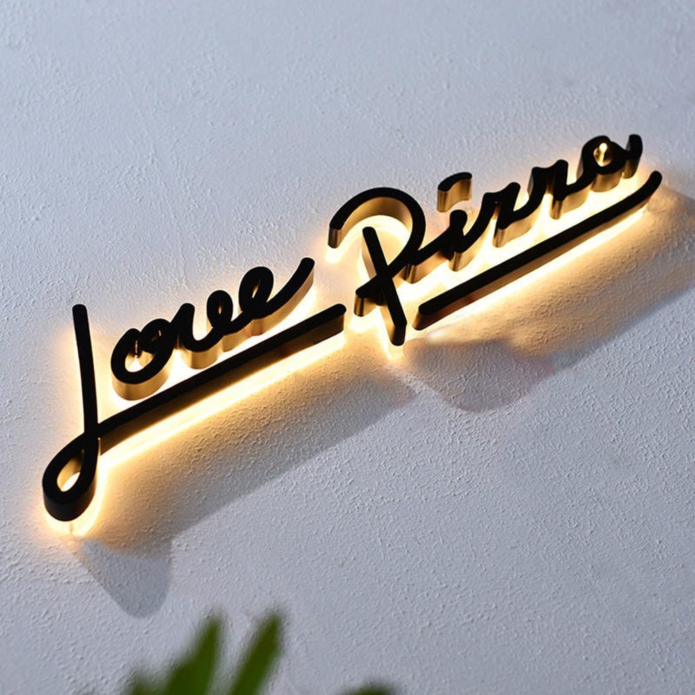 Love Pizza 3D Backlit Channel Letters Led Light Sign - Shineneon