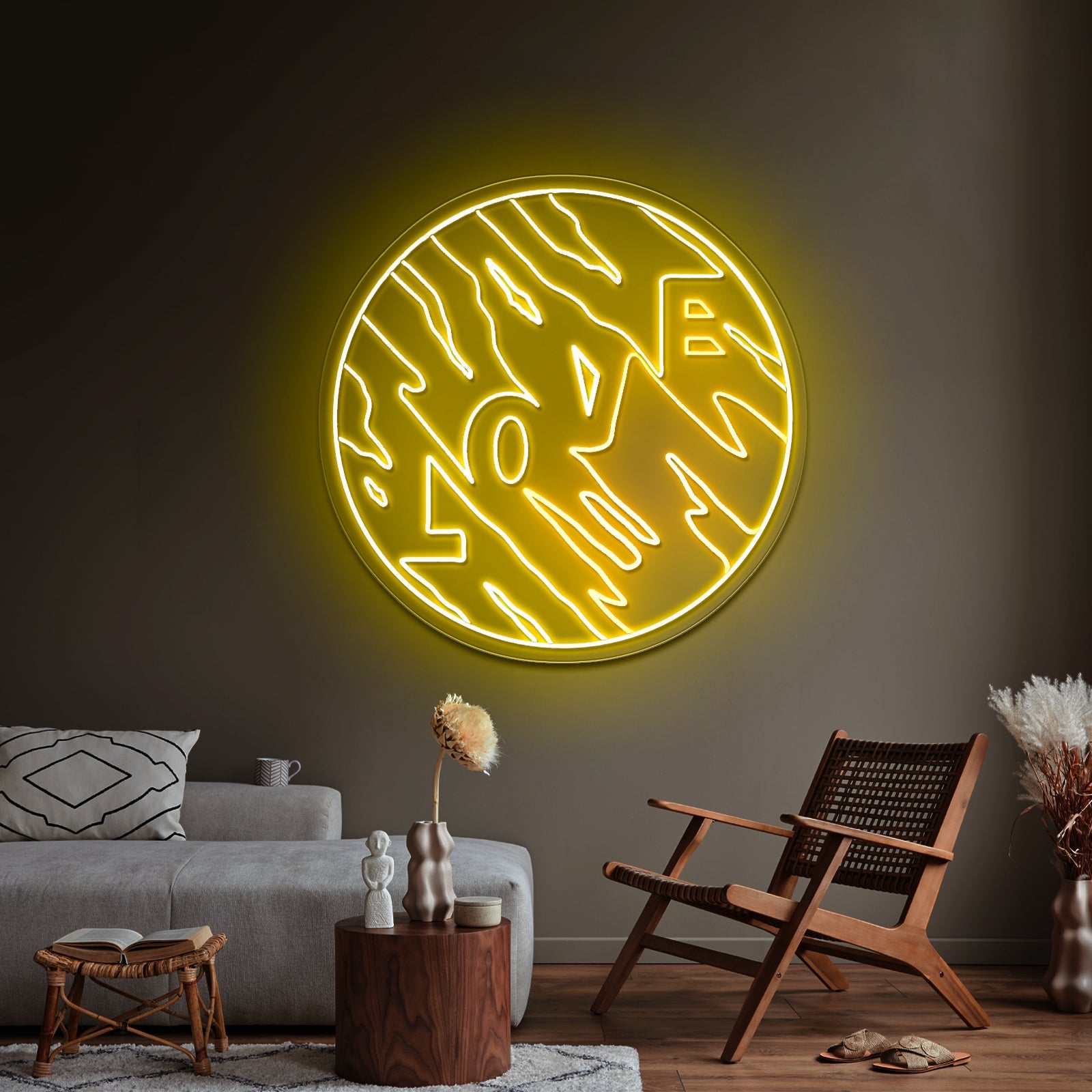 Love Shape For You Artistic Neon Signs Wall Art Led Signs - Shineneon