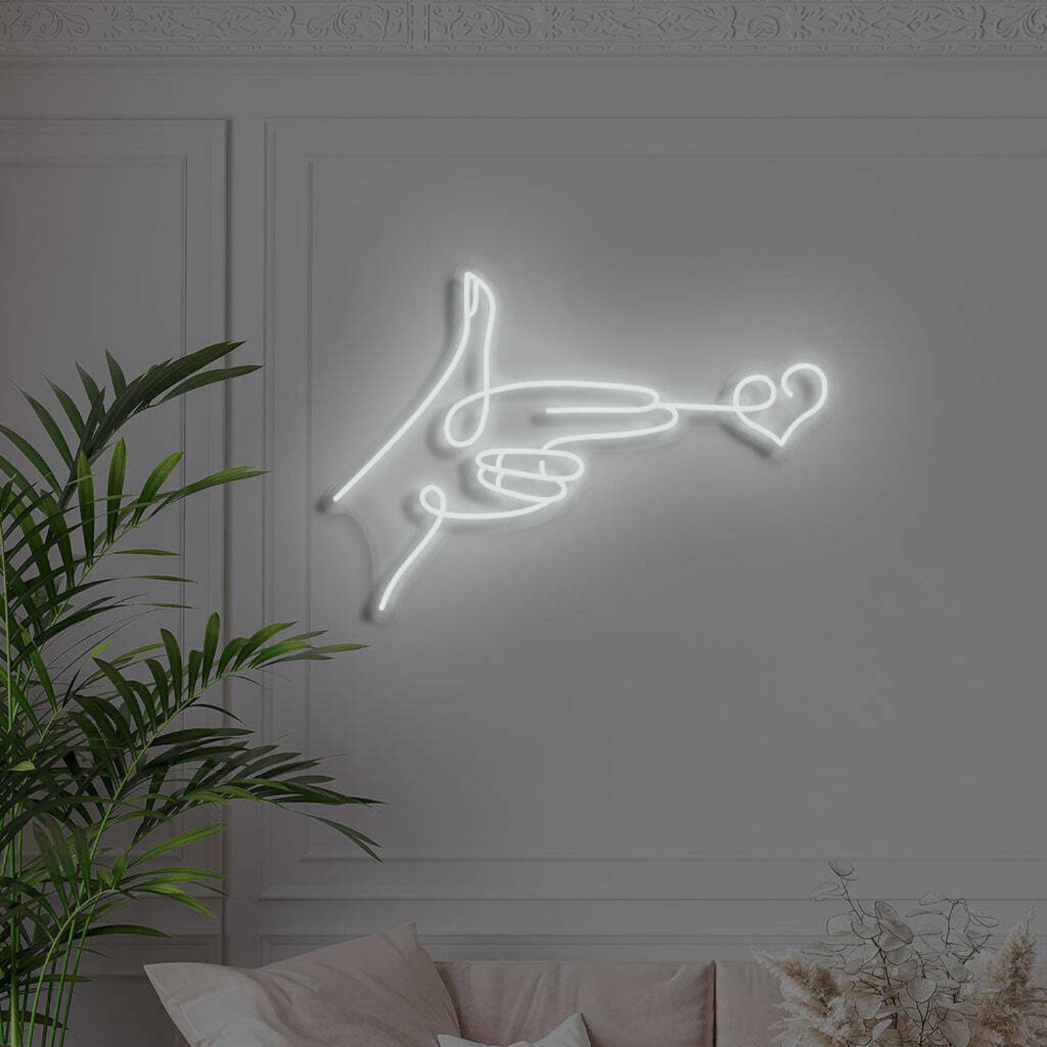 Love Shot Neon Cupids Arrow In Bright Light | Shineneon