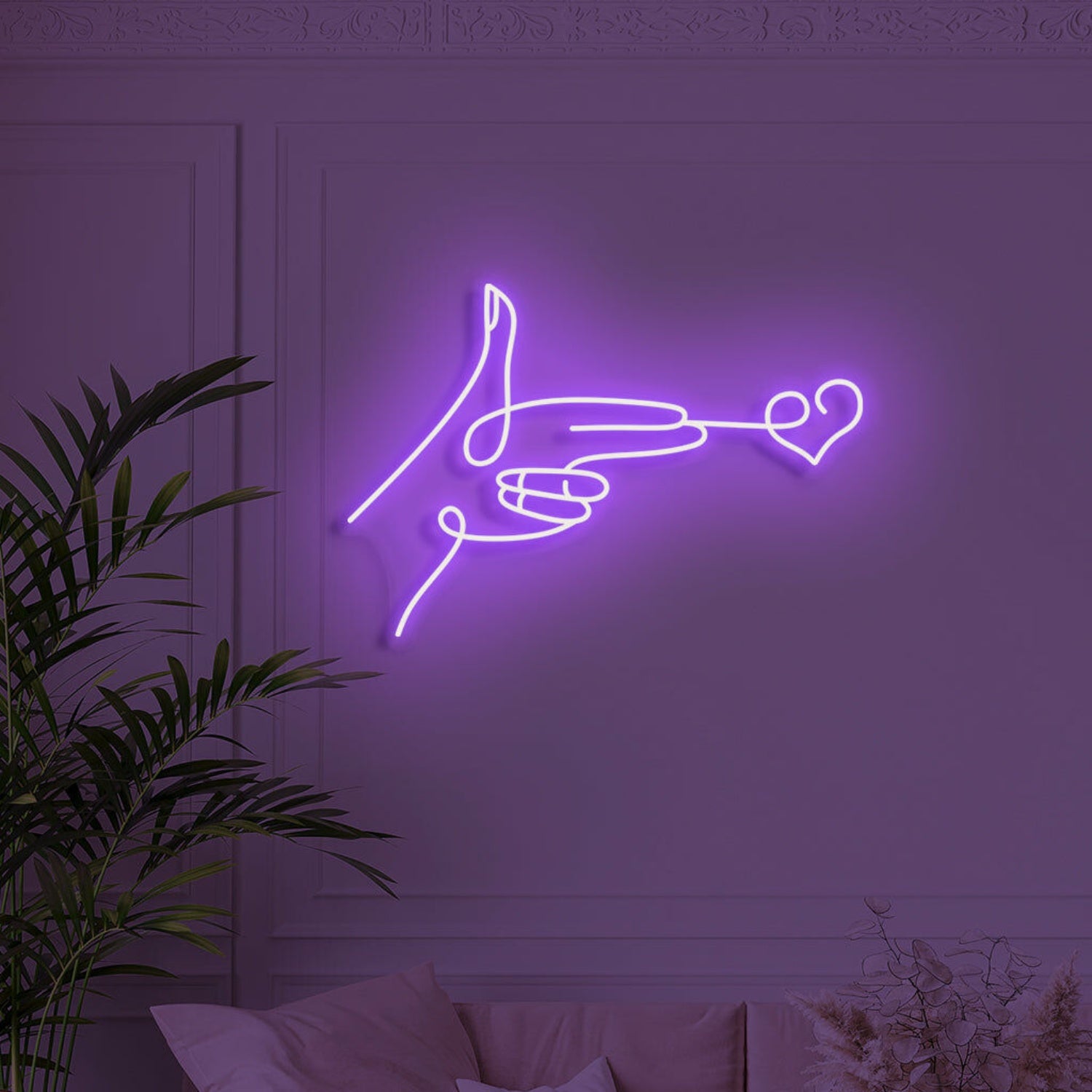 Love Shot Neon Cupids Arrow In Bright Light | Shineneon
