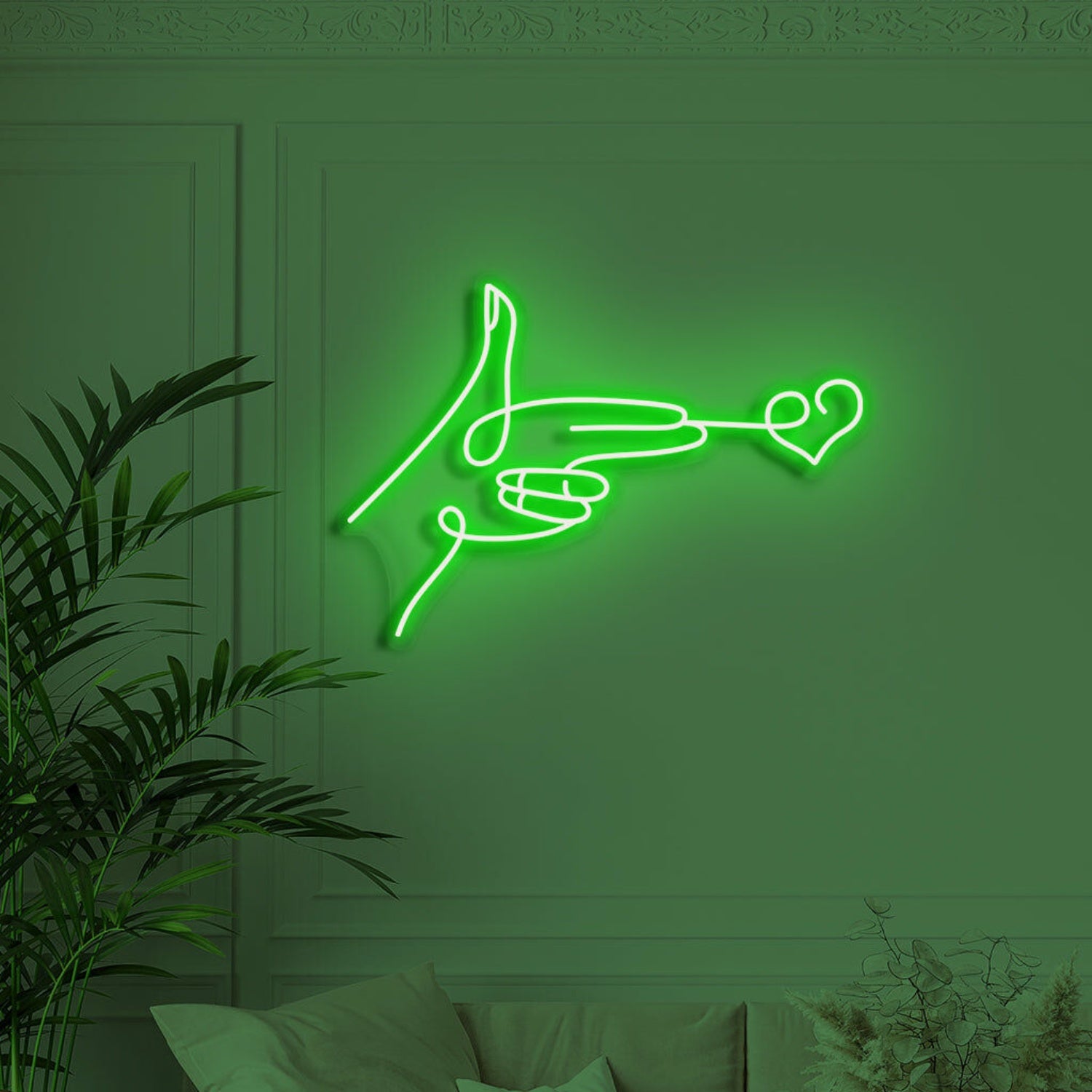 Love Shot Neon Cupids Arrow In Bright Light | Shineneon