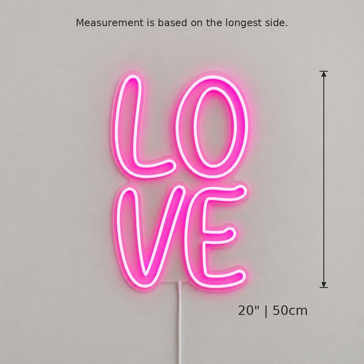 Love Stacked Wall Decor LED Neon Sign - Shineneon