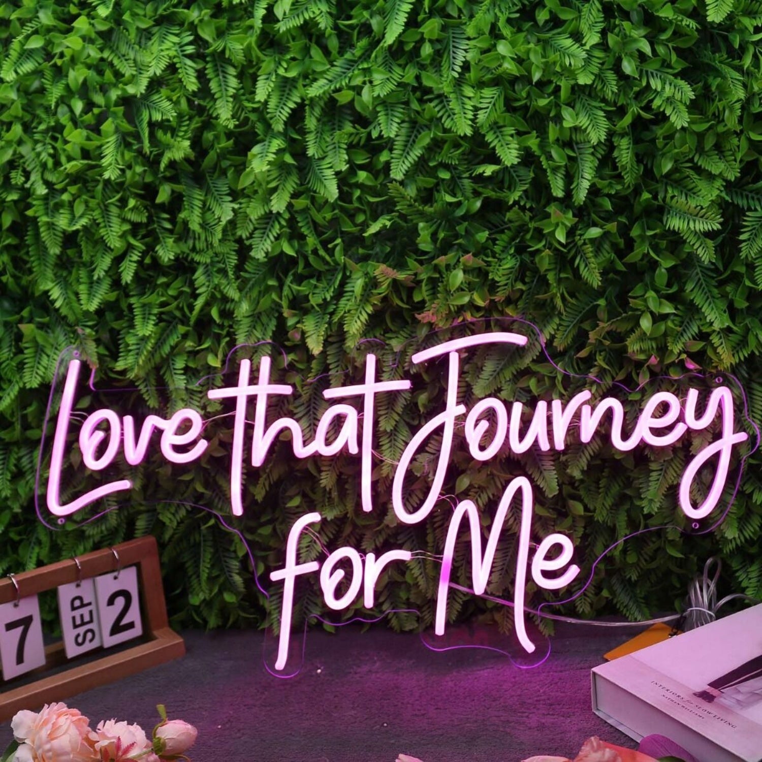 Love That Journey For Me Purple Led Neon Sign - Shineneon